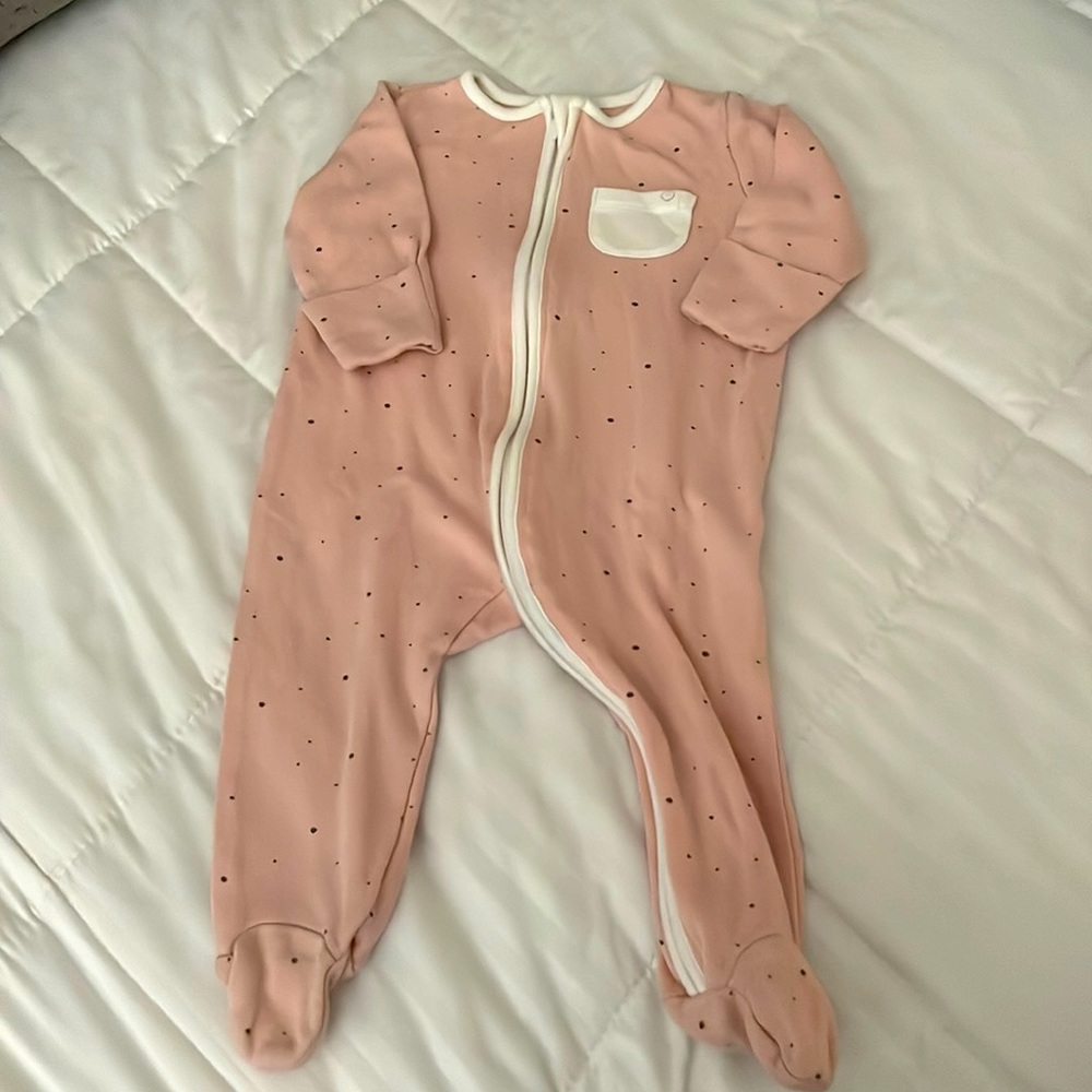 Baby Mori super soft footie 3-6M
